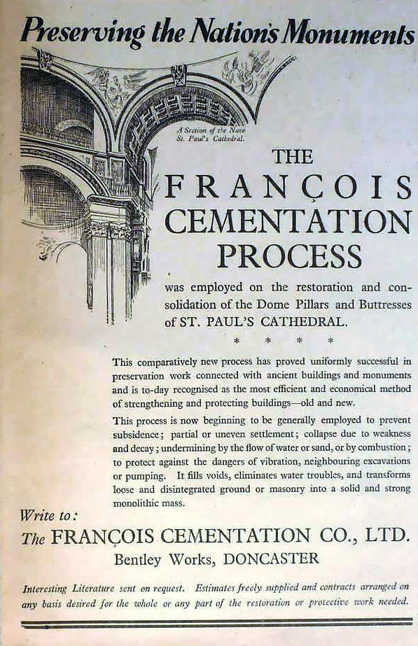 Vintage Ads: The Francois Cementation Company